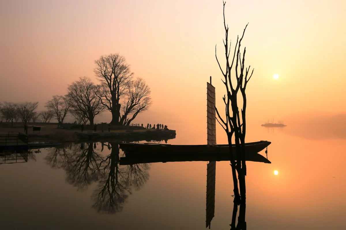 두물머리 벚꽃 (출처 : 한국관광공사)