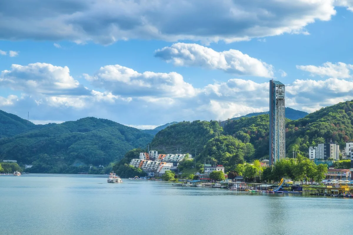 스카이라인 짚와이어 - 남이섬 여행